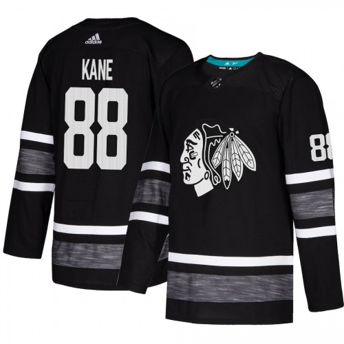 Adidas Chicago Blackhawks #88 Patrick Kane Black Authentic 2019 All-Star Stitched Youth Jersey Youth