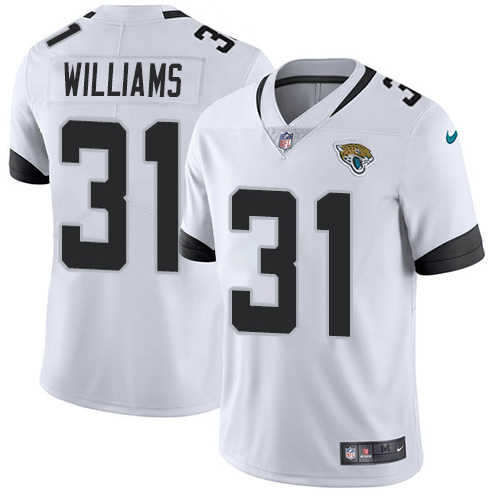 Jaguars #31 Darious Williams White Youth Stitched Vapor Untouchable Limited Jersey