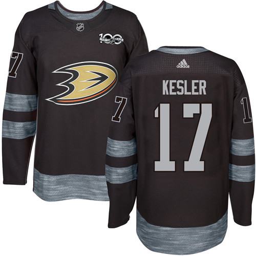 Adidas Anaheim Ducks #17 Ryan Kesler Black 1917-2017 100th Anniversary Stitched Jersey Men's