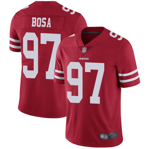 49ers #97 Nick Bosa Red Team Color Youth Stitched Vapor Untouchable Limited Jersey