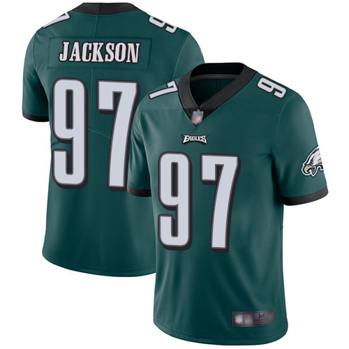 Philadelphia Eagles #97 Malik Jackson Midnight Green Team Color Youth Stitched Vapor Untouchable Limited Jersey Youth