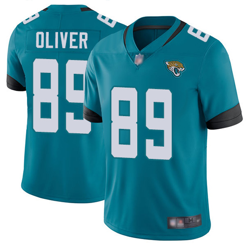 Jacksonville Jaguars #89 Josh Oliver Teal Green Alternate Youth Stitched Vapor Untouchable Limited Jersey Youth