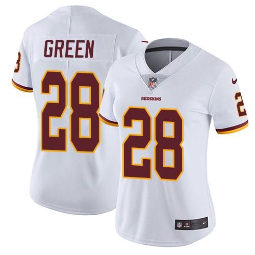 Washington Commanders #28 Darrell Green White Women's Stitched Vapor Untouchable Limited Jersey Womens