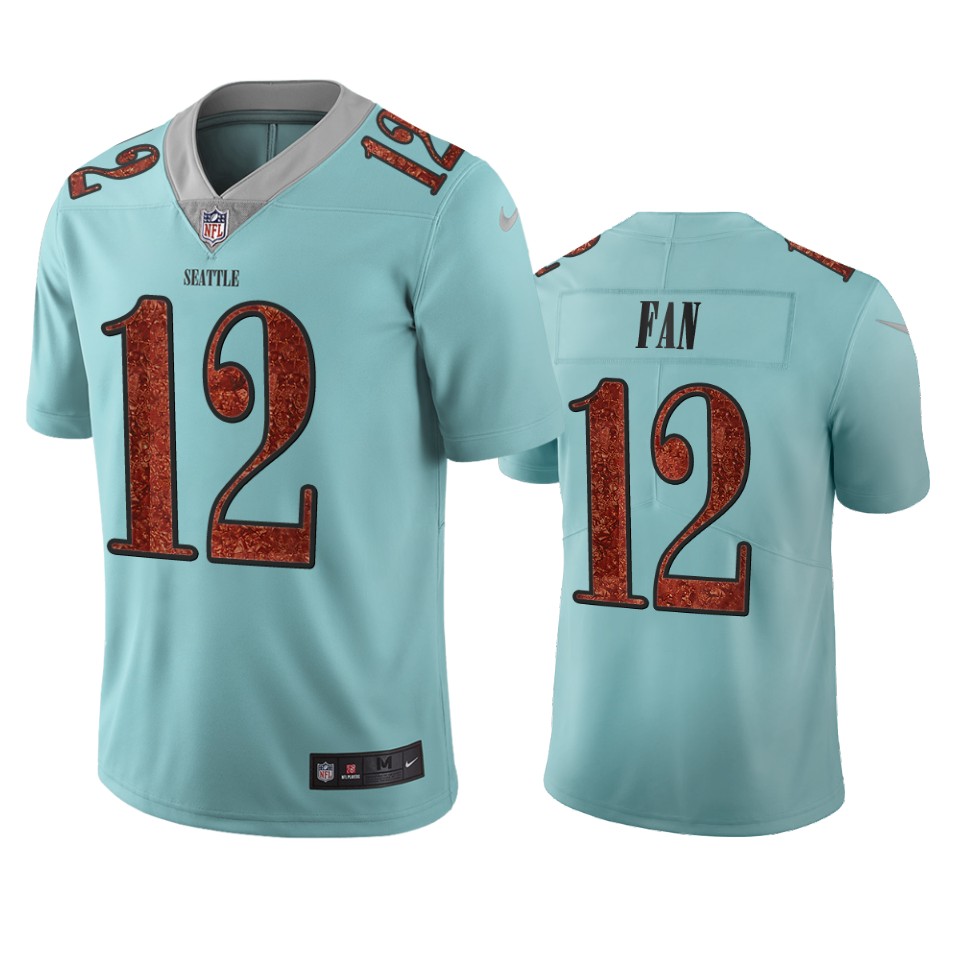 Seattle Seahawks #12 12th Fan Light Blue Vapor Limited City Edition Jersey