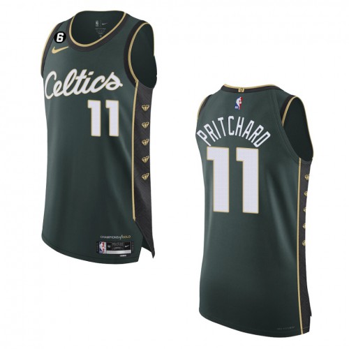 Boston Boston Celtics #11 Payton Pritchard Turquoise 2022-23 Authentic Jersey - City Edition Mens