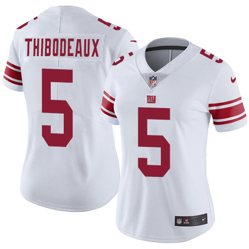 Giants #5 Kayvon Thibodeaux White Women's Stitched Vapor Untouchable Limited Jersey