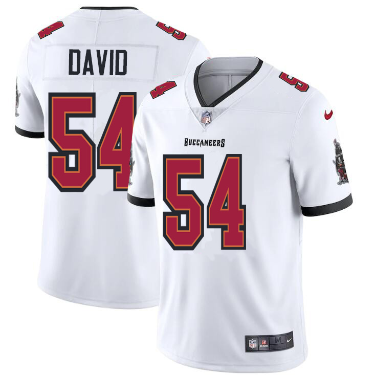 Tampa Bay Buccaneers #54 Lavonte David Men's White Vapor Limited Jersey