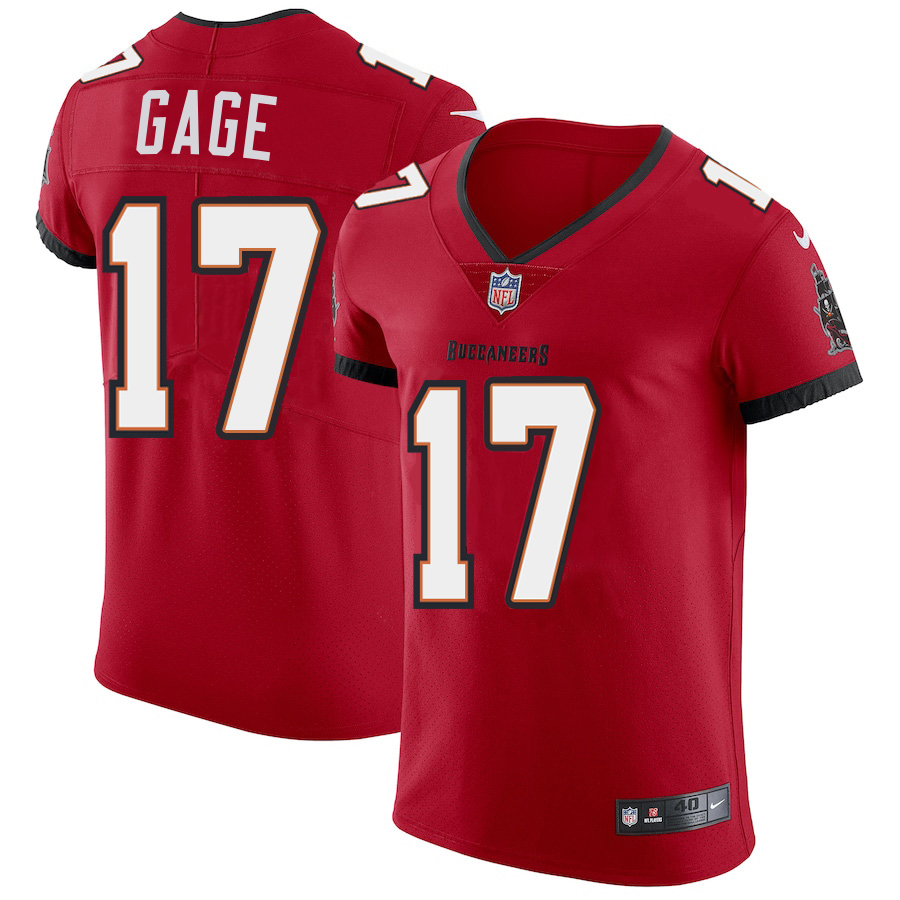 Tampa Bay Buccaneers #17 Russell Gage Men's Red Vapor Elite Jersey