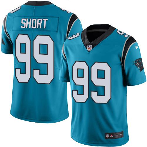 Carolina Panthers #99 Kawann Short Blue Alternate Youth Stitched Vapor Untouchable Limited Jersey Youth