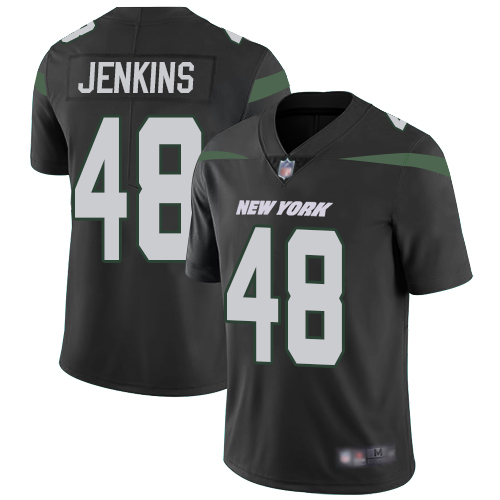 New York Jets #48 Jordan Jenkins Black Alternate Youth Stitched Vapor Untouchable Limited Jersey Youth