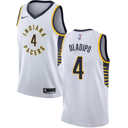 Indiana Pacers #4 Victor Oladipo White Youth Swingman Association Edition Jersey Youth