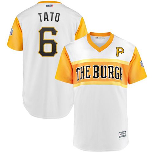 Pittsburgh Pirates #6 Starling Marte White 