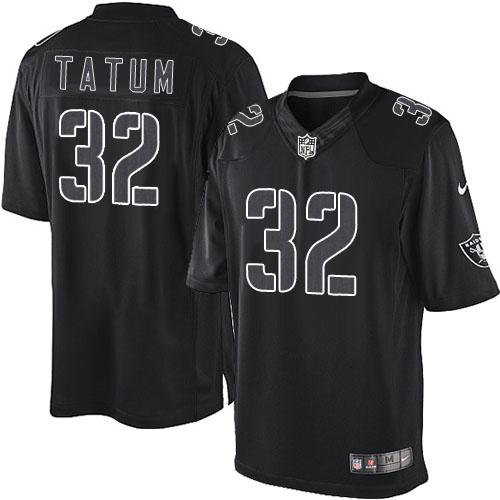 Las Vegas Raiders #32 Jack Tatum Black Men's Stitched Impact Limited Jersey Men's