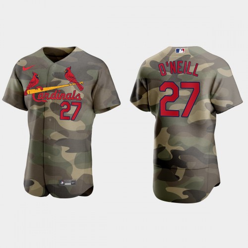 St.Louis St.Louis Cardinals #27 Tyler O'Neill Men's 2021 Armed Forces Day Authentic Jersey -Camo Men's