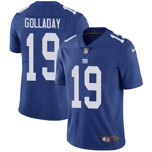 New York Giants #19 Kenny Golladay Royal Blue Team Color Youth Stitched Vapor Untouchable Limited Jersey Youth