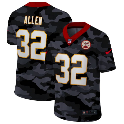 Kansas City Kansas City Chiefs #32 Tyrann Mathieu Men's 2020 Black CAMO Vapor Untouchable Limited Stitched Jersey Men's