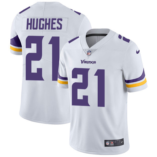 Minnesota Vikings #21 Mike Hughes White Men's Stitched Vapor Untouchable Limited Jersey Men's