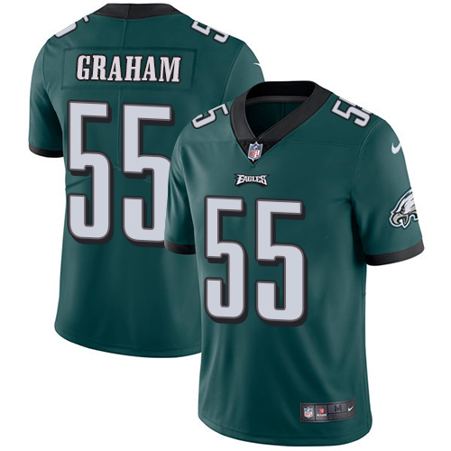 Eagles #55 Brandon Graham Midnight Green Team Color Men's Stitched Vapor Untouchable Limited Jersey