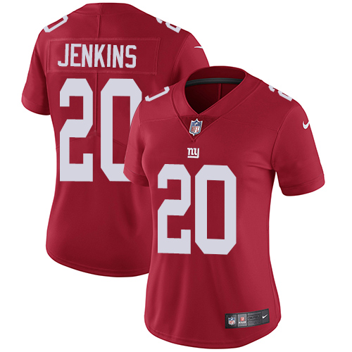 New York Giants #20 Janoris Jenkins Red Alternate Women's Stitched Vapor Untouchable Limited Jersey Womens