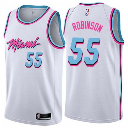 Miami Heat #55 Duncan Robinson White Womens Swingman City Edition Jersey Womens