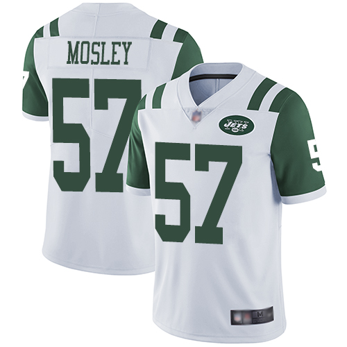 Jets #57 C.J. Mosley White Men's Stitched Vapor Untouchable Limited Jersey