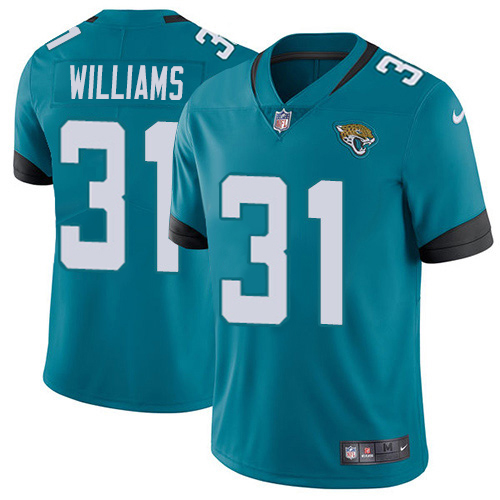 Jaguars #31 Darious Williams Teal Green Alternate Men's Stitched Vapor Untouchable Limited Jersey