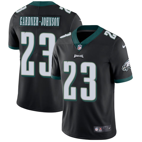 Eagles #23 C.J. Gardner-Johnson Black Alternate Men's Stitched Vapor Untouchable Limited Jersey