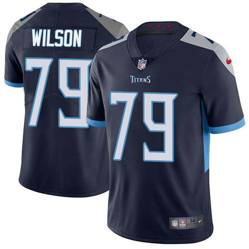 Tennessee Titans #79 Isaiah Wilson Navy Blue Team Color Youth Stitched Vapor Untouchable Limited Jersey Youth