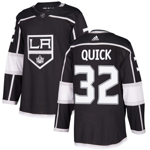 Adidas Los Angeles Kings #32 Jonathan Quick Black Home Authentic Stitched Youth Jersey Youth