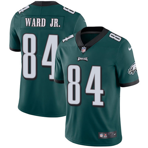Philadelphia Eagles #84 Greg Ward Jr. Green Team Color Youth Stitched Vapor Untouchable Limited Jersey Youth