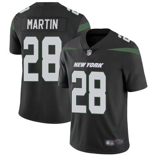 Jets #28 Curtis Martin Black Alternate Youth Stitched Vapor Untouchable Limited Jersey