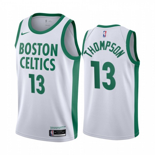 Boston Celtics #13 Tristan Thompson White Swingman 2020-21 City Edition Jersey Mens