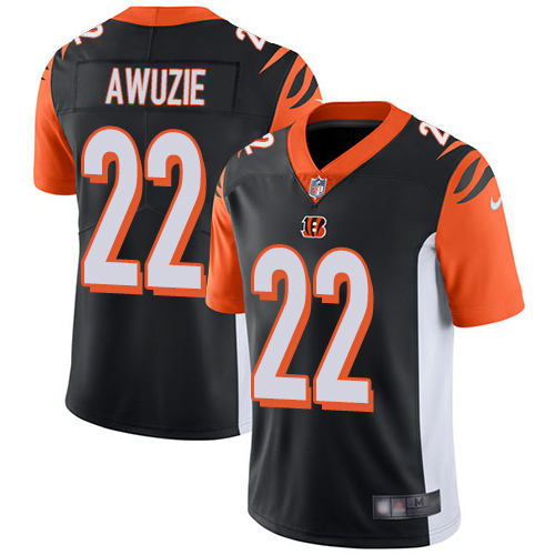 Cincinnati Bengals #22 Chidobe Awuzie Black Team Color Men's Stitched Vapor Untouchable Limited Jersey Youth