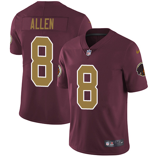 Washington Commanders #8 Kyle Allen Burgundy Red Alternate Youth Stitched Vapor Untouchable Limited Jersey Youth