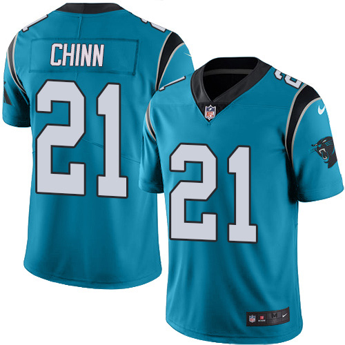 Panthers #21 Jeremy Chinn Blue Alternate Youth Stitched Vapor Untouchable Limited Jersey