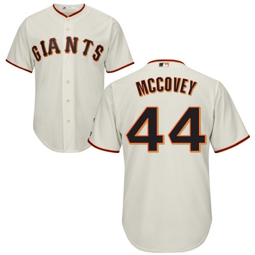 San Francisco Giants #44 Willie McCovey Cream Cool Base Stitched Youth Jersey Youth
