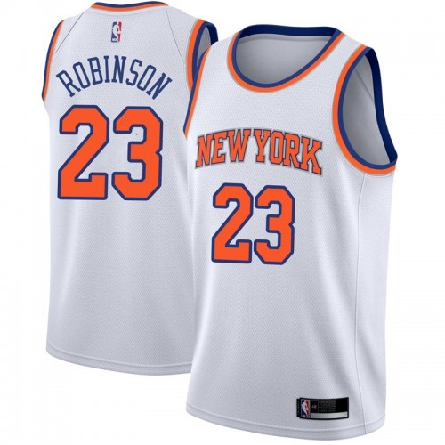 New York Knicks #23 Mitchell Robinson White Youth Swingman Association Edition Jersey Youth