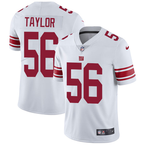 Giants #56 Lawrence Taylor White Youth Stitched Vapor Untouchable Limited Jersey