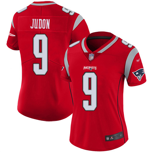 Patriots #9 Matt Judon Red Women's Stitched Limited Inverted Legend Jersey