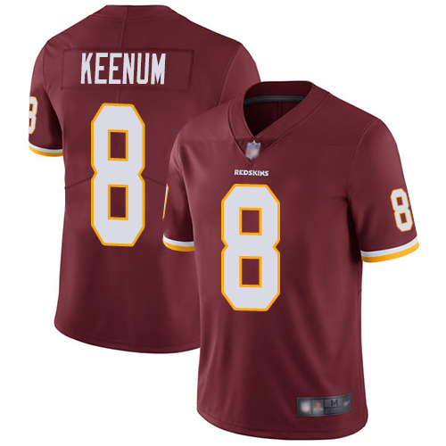 Washington Commanders #8 Case Keenum Burgundy Red Team Color Men's Stitched Vapor Untouchable Limited Jersey Men's