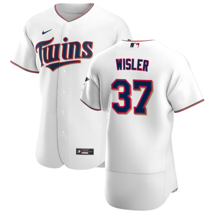 Minnesota Twins #37 Matt Wisler Men's White Home 2020 Authentic Player Jersey