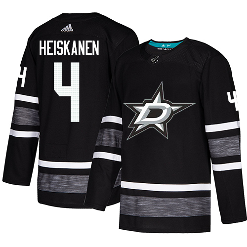 Adidas Dallas Stars #4 Miro Heiskanen Black Authentic 2019 All-Star Stitched Jersey Men's
