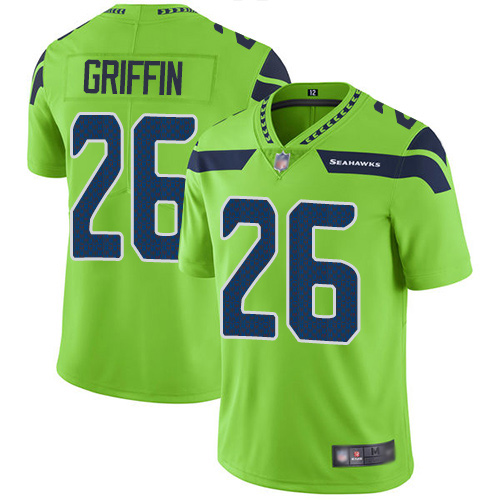 Seattle Seahawks #26 Shaquem Griffin Green Men's Stitched Limited Rush Jersey Men's