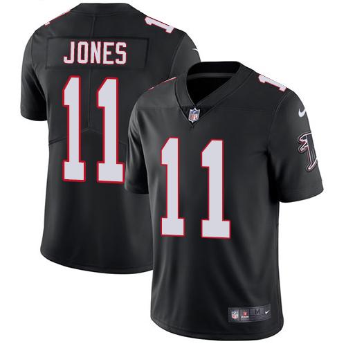 Atlanta Falcons #11 Julio Jones Black Alternate Youth Stitched Vapor Untouchable Limited Jersey Youth