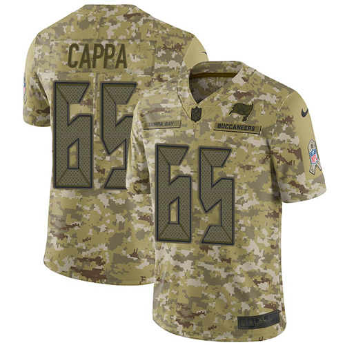 Tampa Bay Buccaneers #65 Alex Cappa Camo Youth Stitched Limited 2018 Salute To Service Jersey Youth