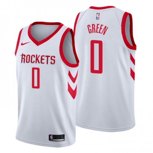 Houston Rockets #0 Jalen Green White Swingman Association Edition Jersey Mens