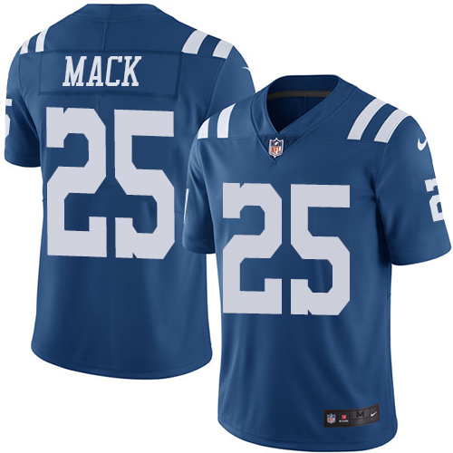 Indianapolis Colts #25 Marlon Mack Royal Blue Youth Stitched Limited Rush Jersey Youth