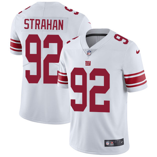 Giants #92 Michael Strahan White Youth Stitched Vapor Untouchable Limited Jersey