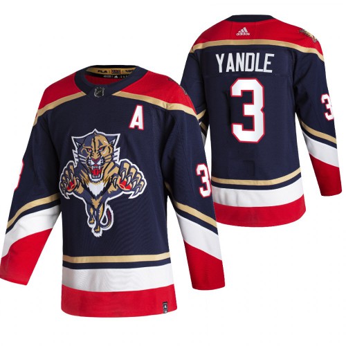 Florida Florida Panthers #3 Keith Yandle Black Men's Adidas 2020-21 Reverse Retro Alternate Jersey Men's
