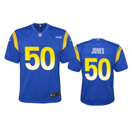 Los Angeles Los Angeles Rams #50 Ernest Jones Youth Game Jersey - Royal Youth